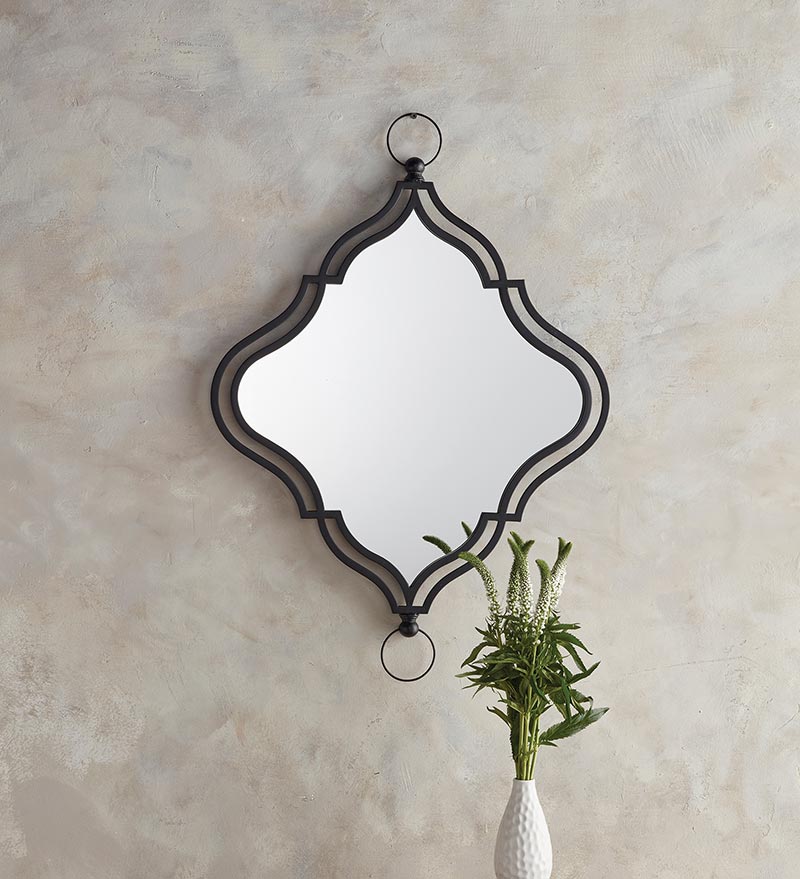 Diamond-Shaped Wall Mirror - Bombay Mercantile