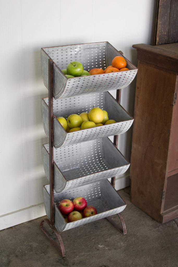 Four tiered perforated tower - The Nifty Decor