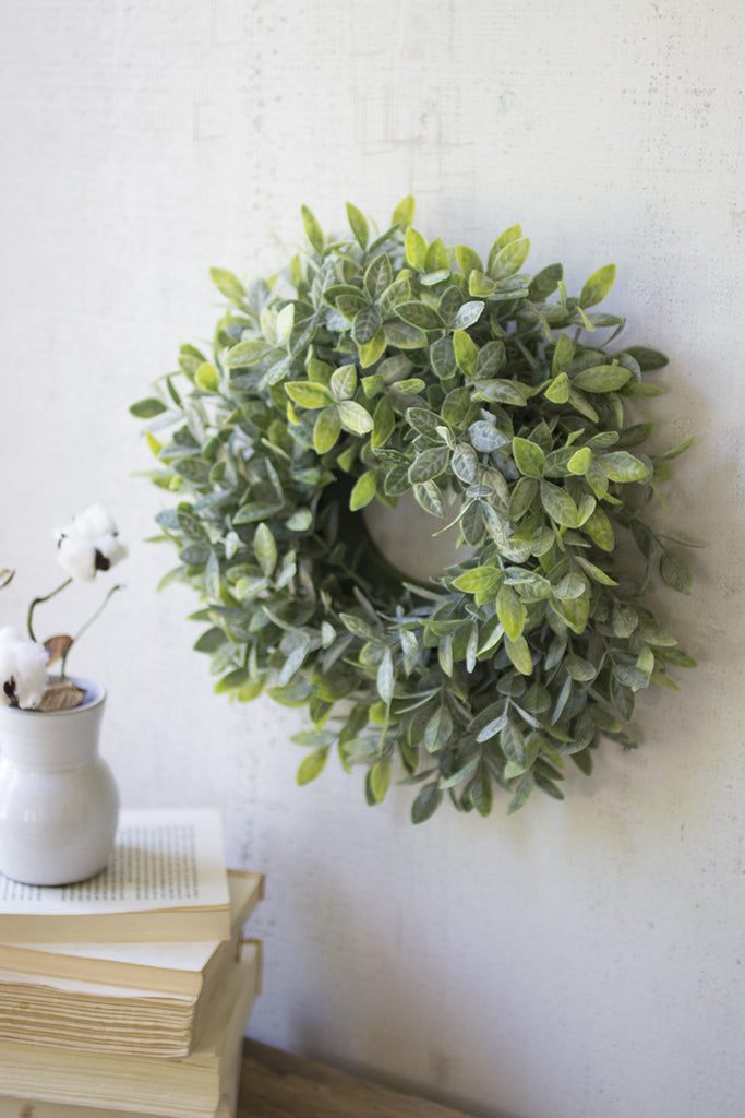 Artificial sage wreath - The Nifty Decor
