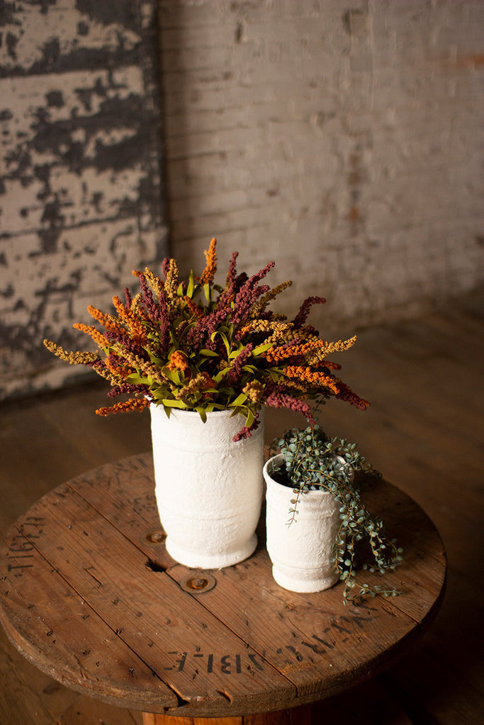 Ceramic urns, set of 2 - The Nifty Decor