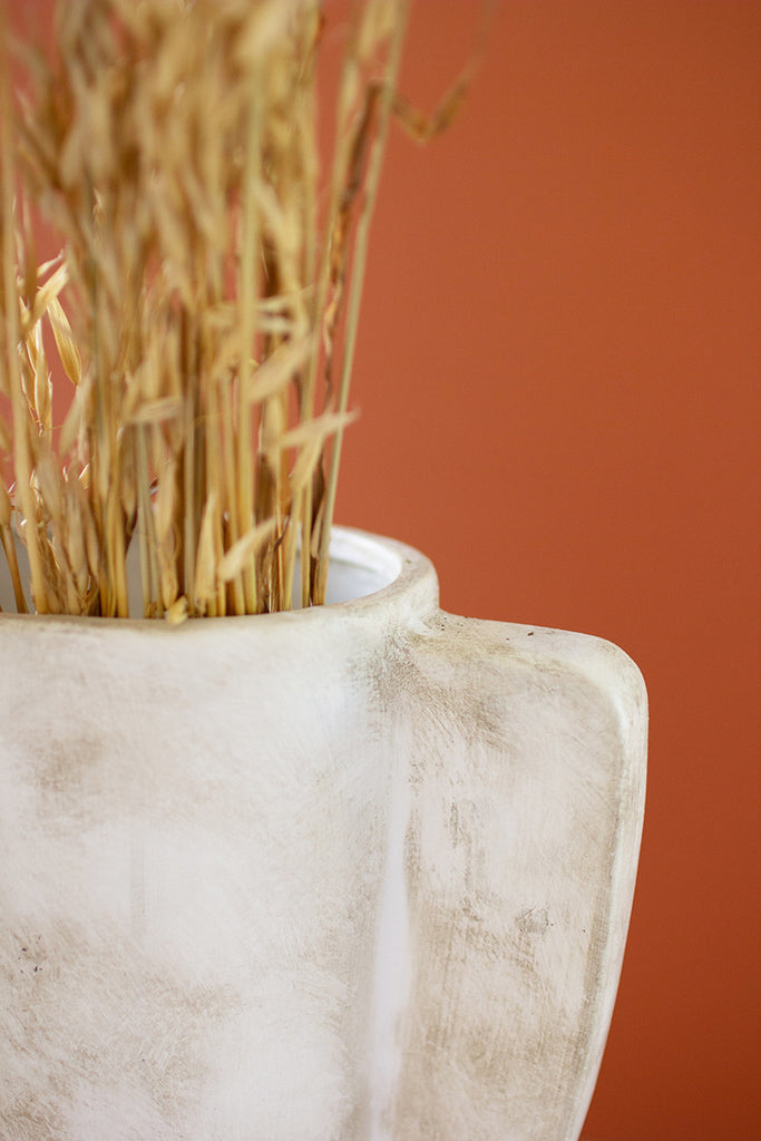 Abstract ceramic vase with handle - The Nifty Decor