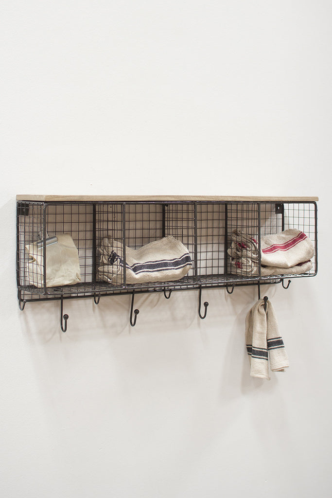 Four horizontal cubbies - The Nifty Decor