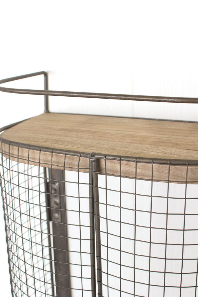 Wire bar storage cabinet - The Nifty Decor