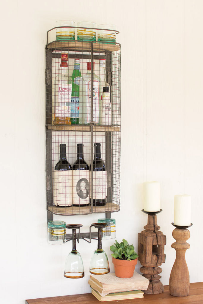 Wire bar storage cabinet - The Nifty Decor