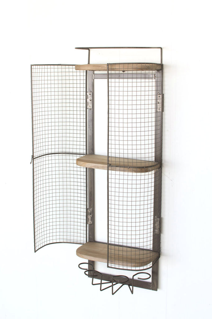 Wire bar storage cabinet - The Nifty Decor