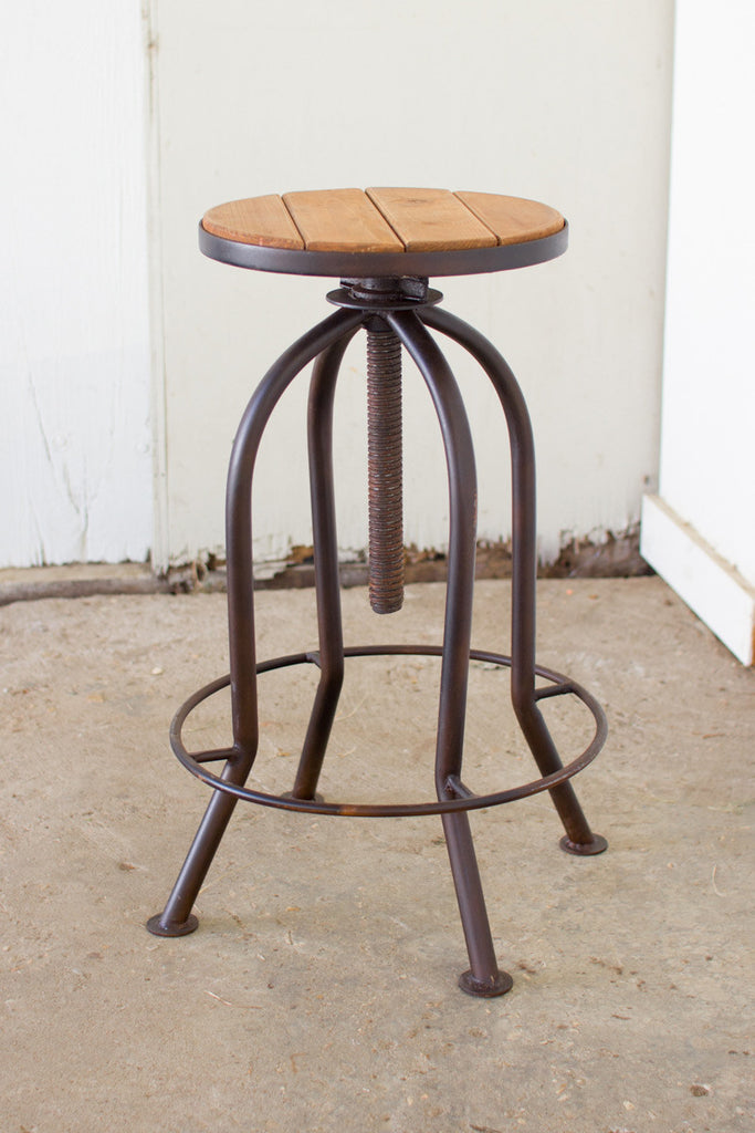 Height adjustable bar stool - The Nifty Decor