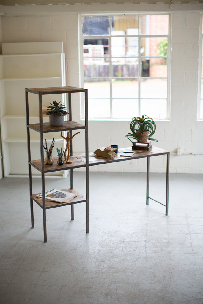 Metal work station - The Nifty Decor
