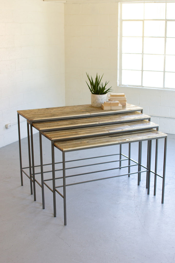 Set of 4 display consoles - The Nifty Decor