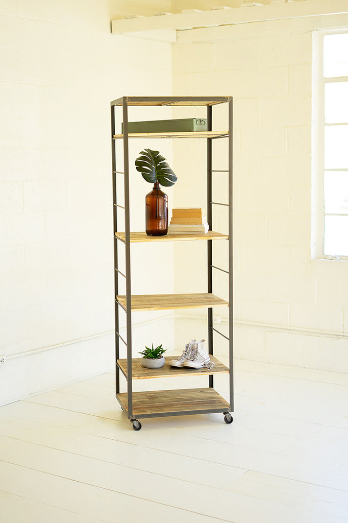 Adjustable wood shelves - The Nifty Decor