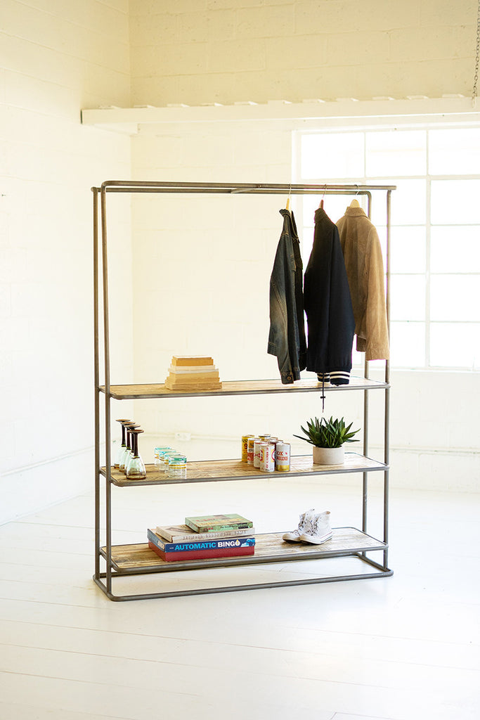 Wood and metal display unit - The Nifty Decor