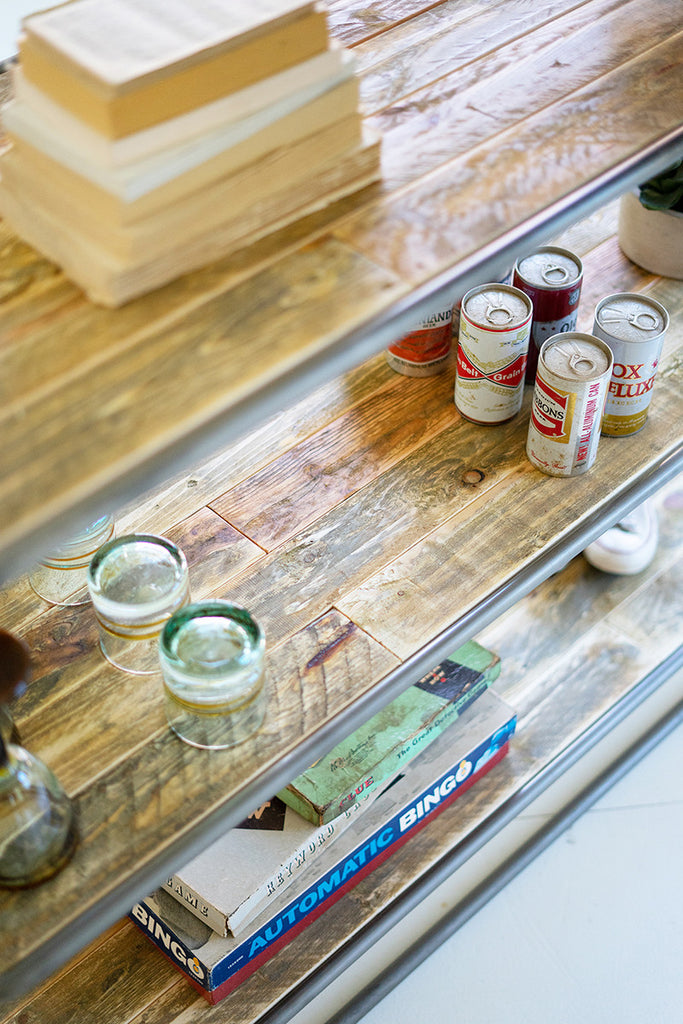 Wood and metal display unit - The Nifty Decor