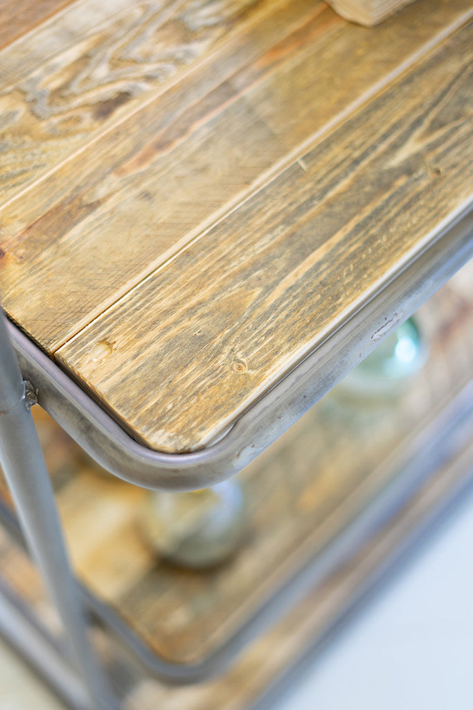 Wood and metal display unit - The Nifty Decor