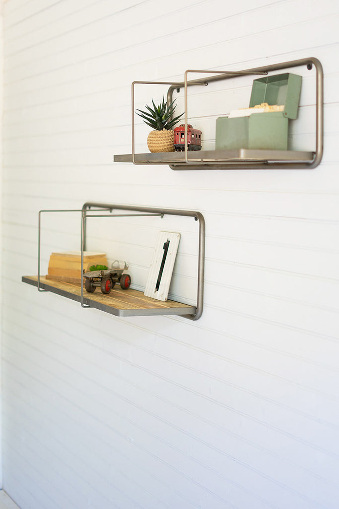 Fold down shelves, Set of 2 - The Nifty Decor