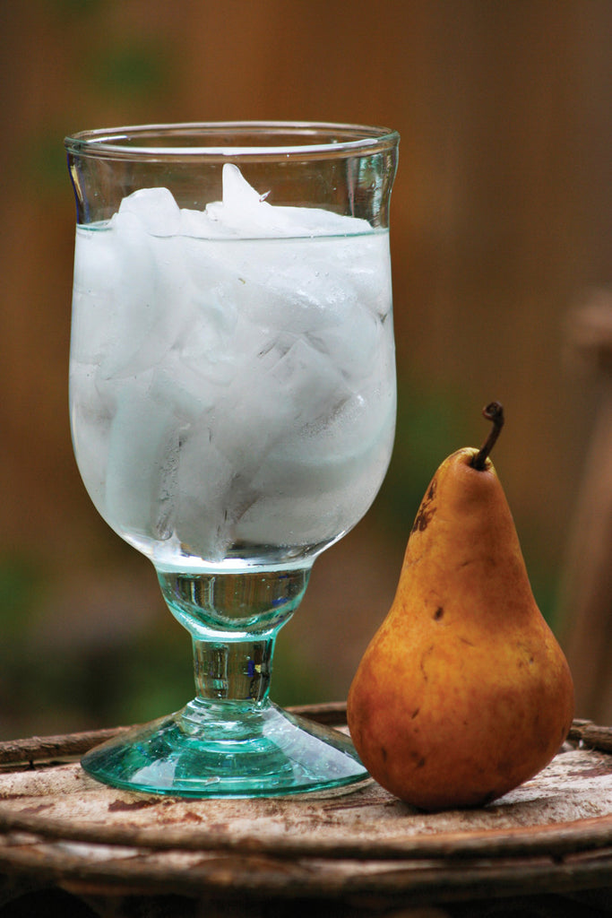 Recycled water goblet - The Nifty Decor