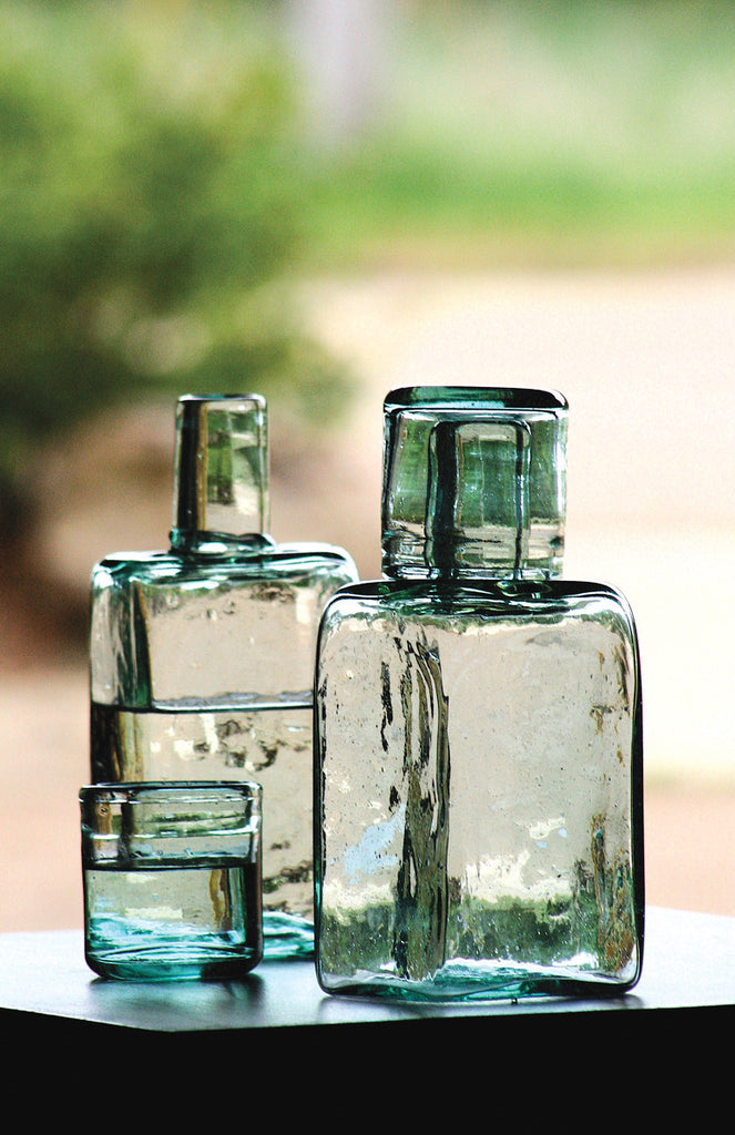 Water carafe and drinking glass - The Nifty Decor