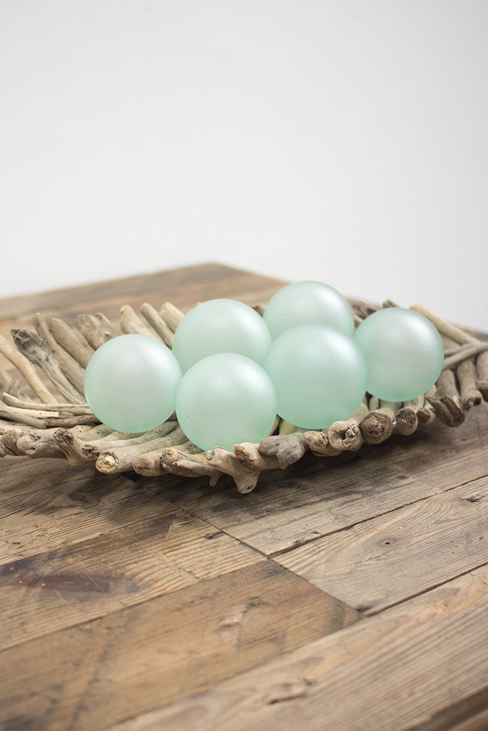 Frosted glass ball - The Nifty Decor