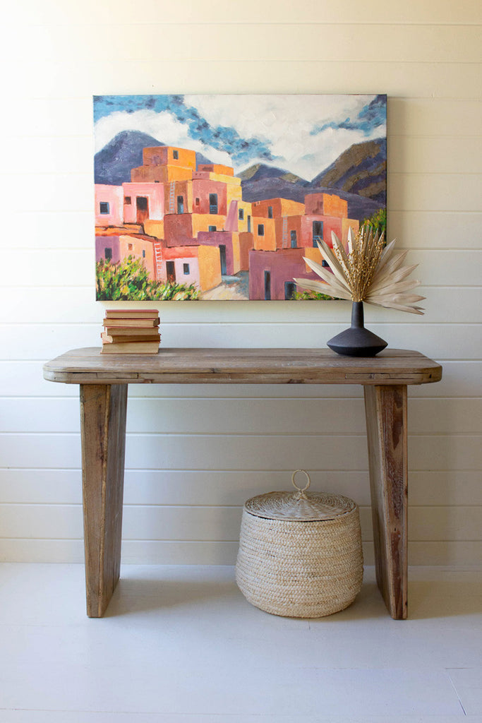 Recycled wooden table - Bombay Mercantile