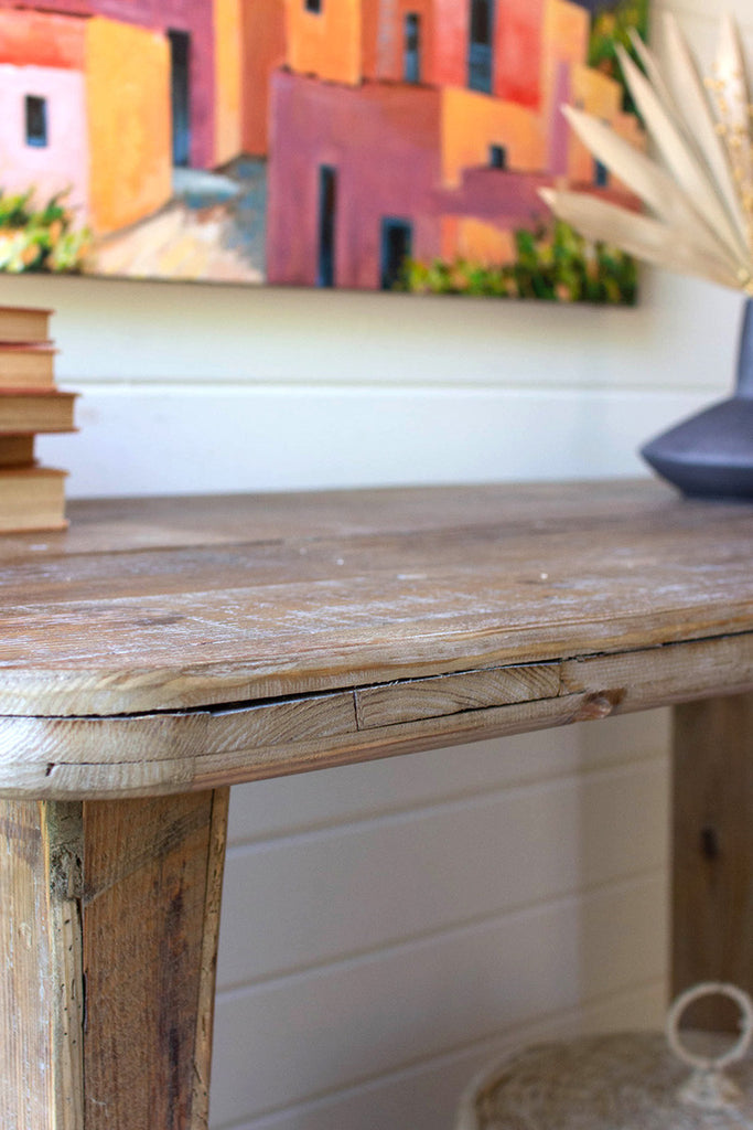 Recycled wooden table - Bombay Mercantile