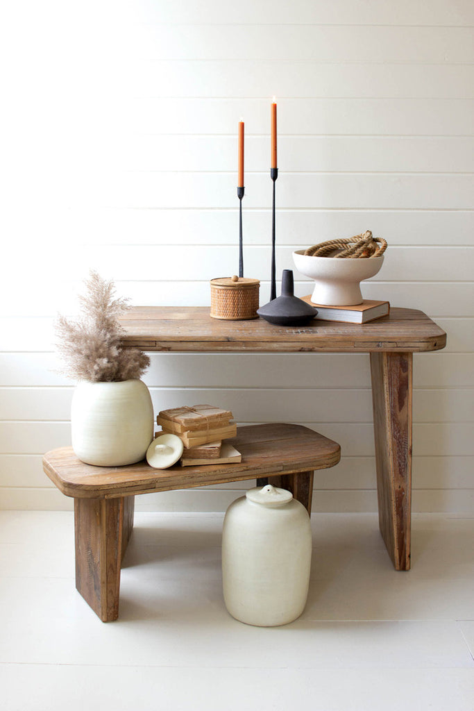 Recycled wooden table - Bombay Mercantile