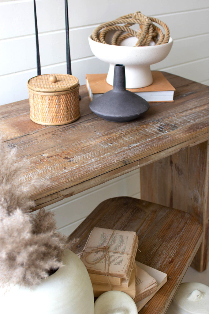 Recycled wooden table - Bombay Mercantile