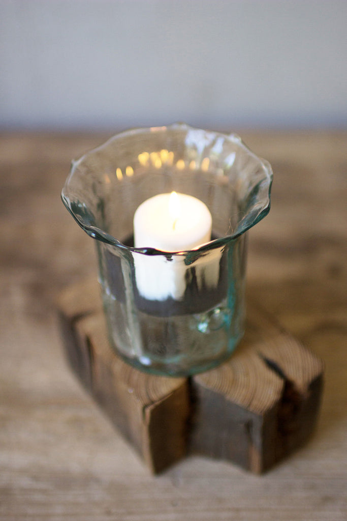 Mini ribbed votive cylinders - The Nifty Decor