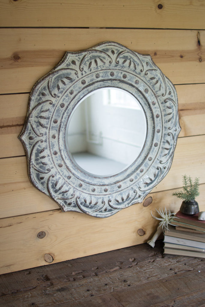 Flower wall mirror - The Nifty Decor