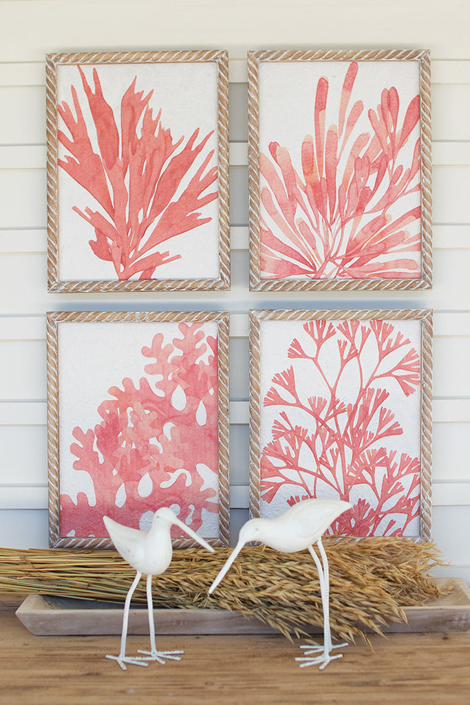 Coral frames, set of 4 - The Nifty Decor