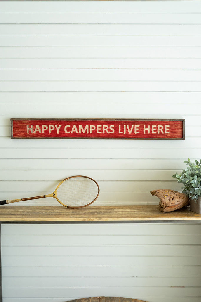 Happy campers sign - The Nifty Decor