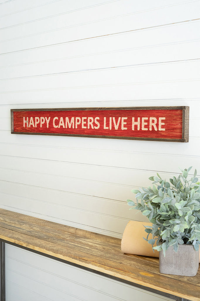 Happy campers sign - The Nifty Decor