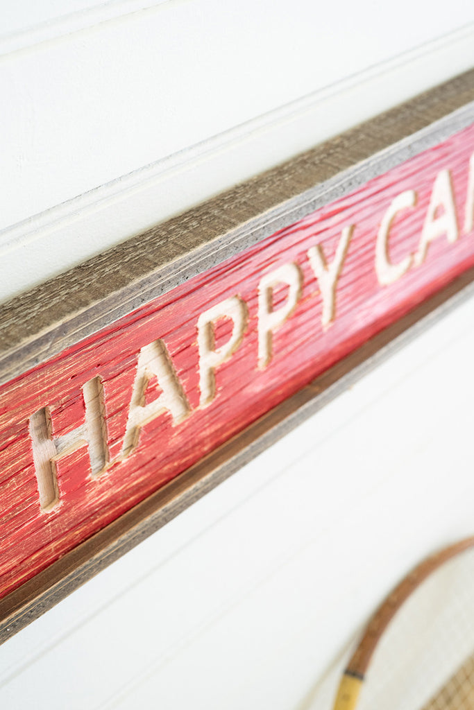 Happy campers sign - The Nifty Decor