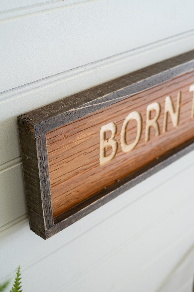 Born to fish sign - The Nifty Decor