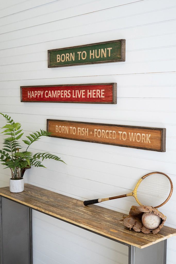 Born to hunt sign - The Nifty Decor