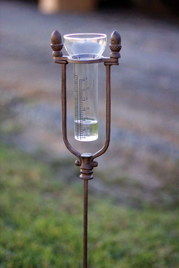 Acorn rain gauge stake - The Nifty Decor