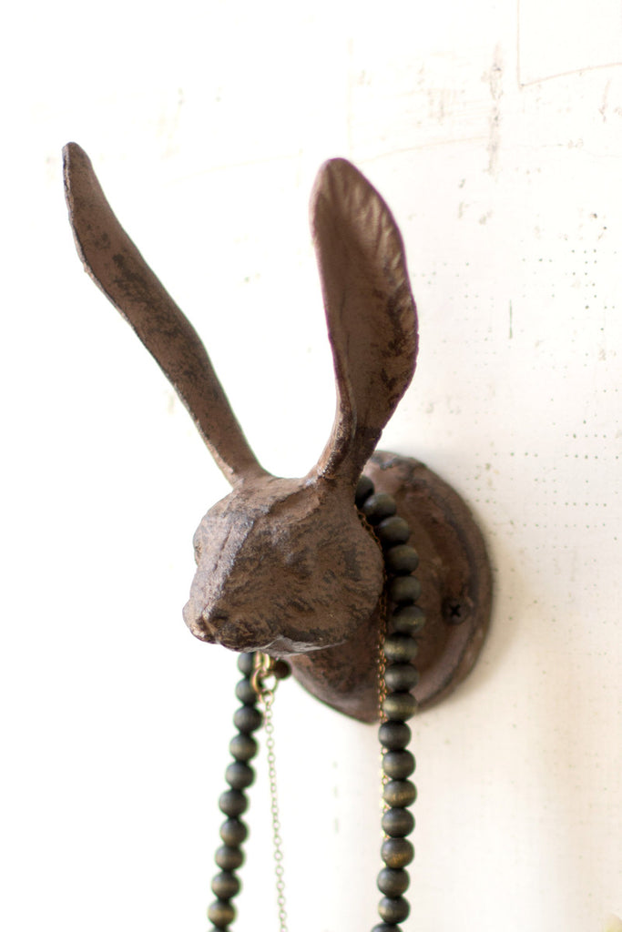 Rustic rabbit  hook - The Nifty Decor