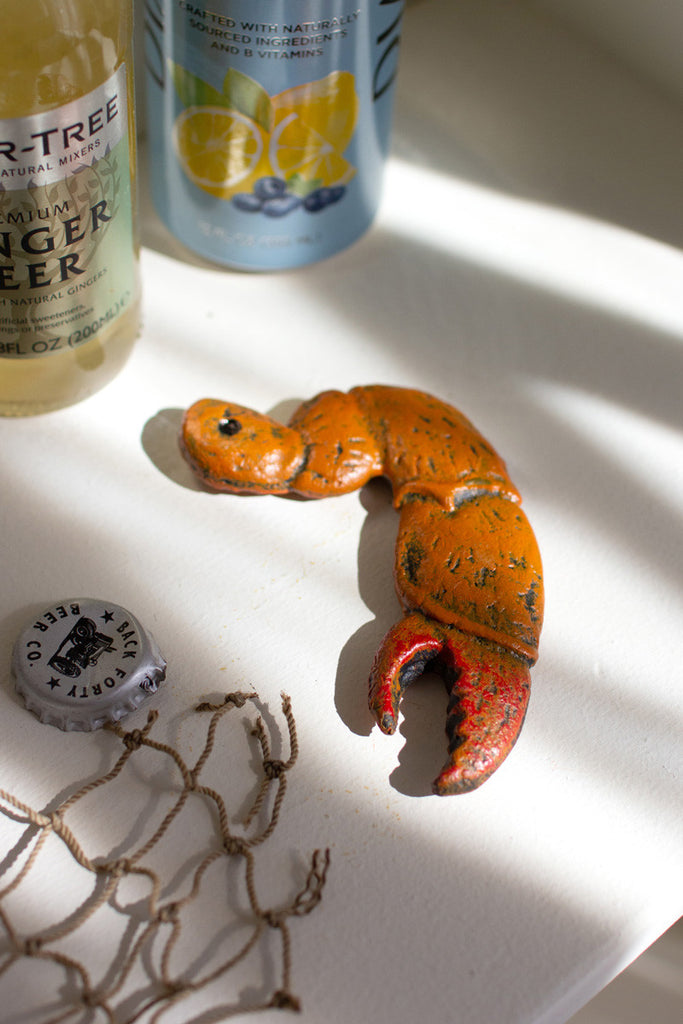 Cast iron crab claw bottle opener, set of 4 - Bombay Mercantile