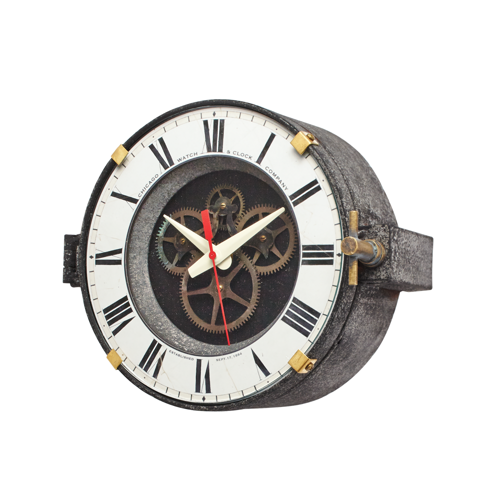 CHICAGO FACTORY WALL CLOCK - The Nifty Decor