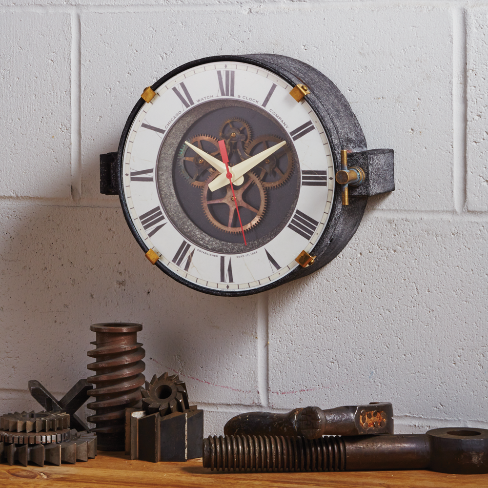 CHICAGO FACTORY WALL CLOCK - The Nifty Decor