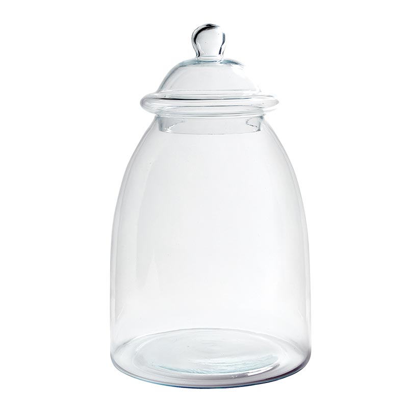 Glass Jar With Lid - Bombay Mercantile