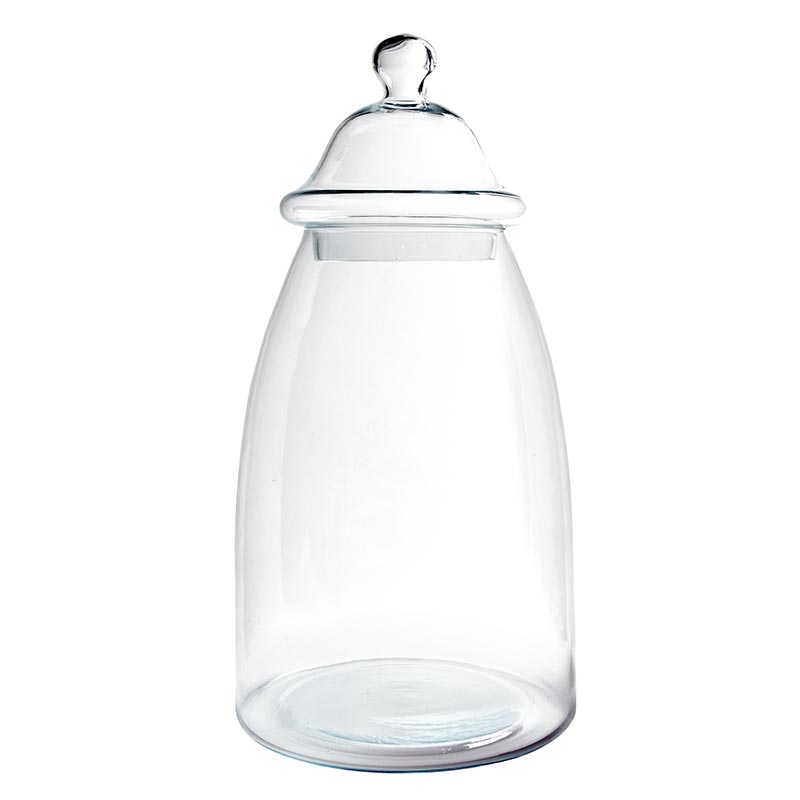 Glass Jar With Lid - Bombay Mercantile