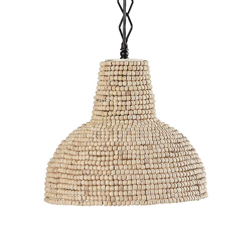 Beaded Hanging Lamp - Bombay Mercantile