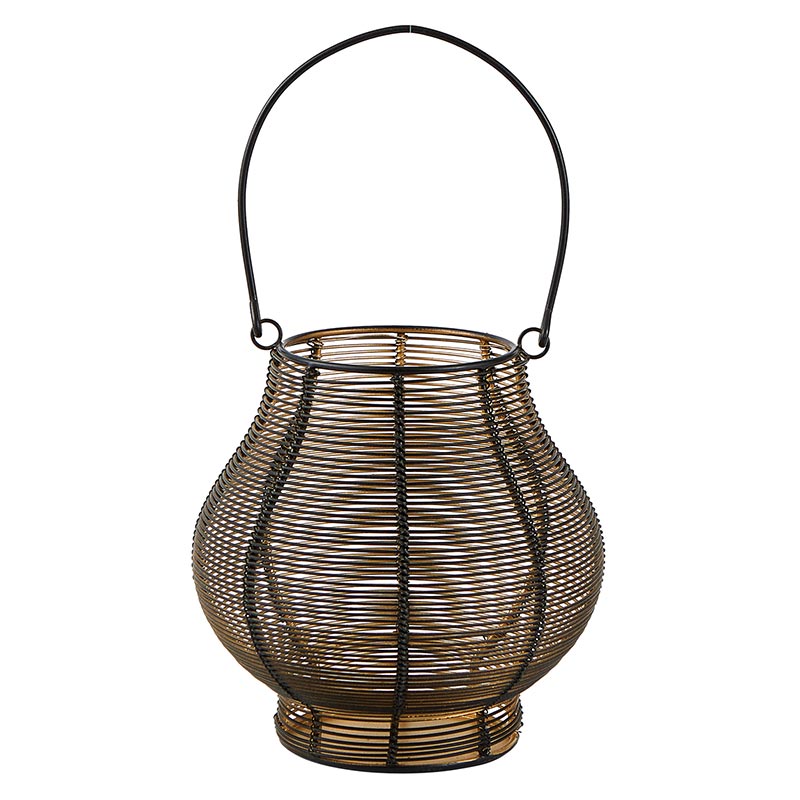 Black Gold Lantern - Bombay Mercantile