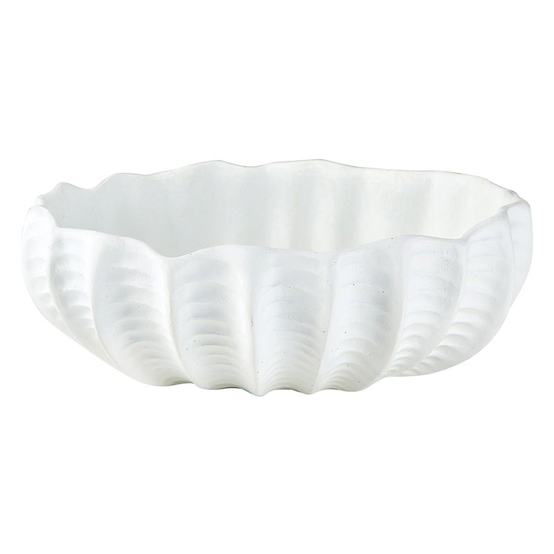 Matte White Conch Decor, In increment of 2 - Bombay Mercantile