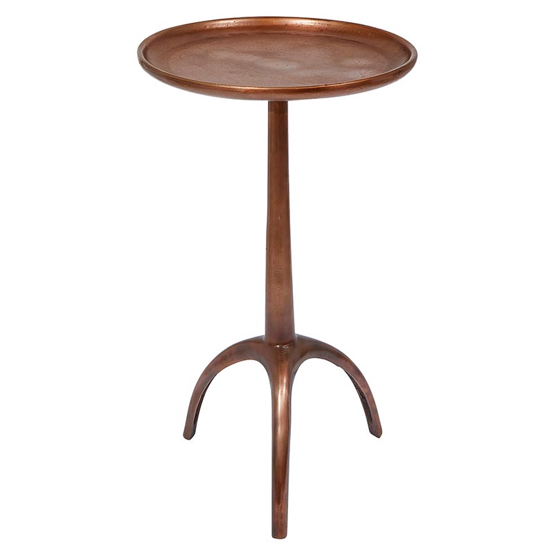 Brass Finish Accent Table - Bombay Mercantile