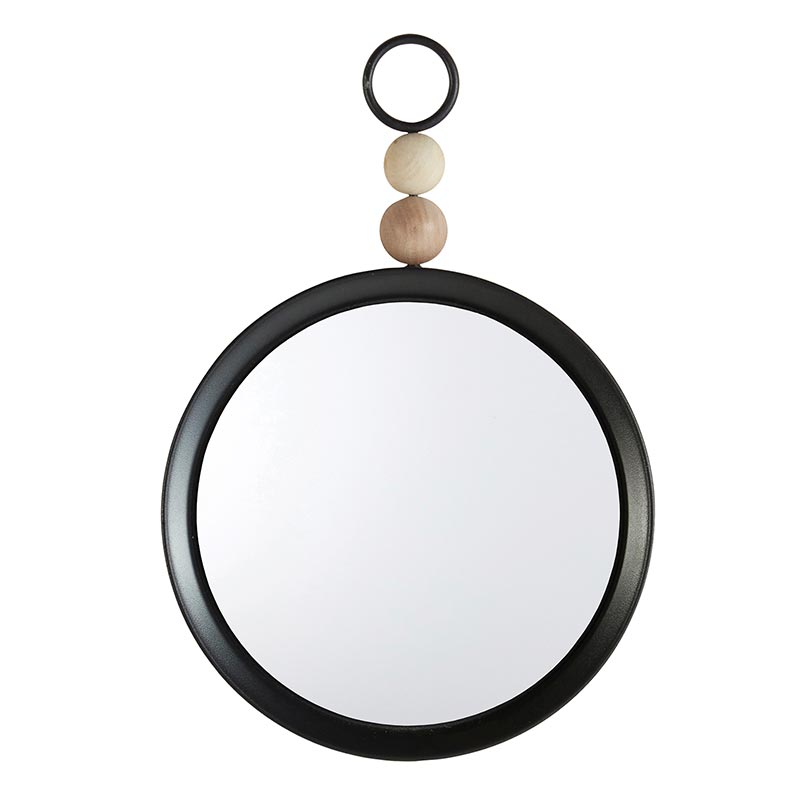 Beaded Hanging Mirror - Bombay Mercantile