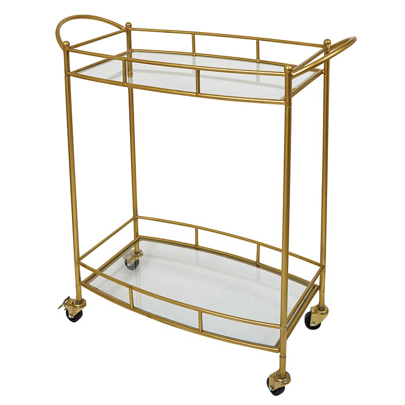 Gold Bar Cart - Bombay Mercantile
