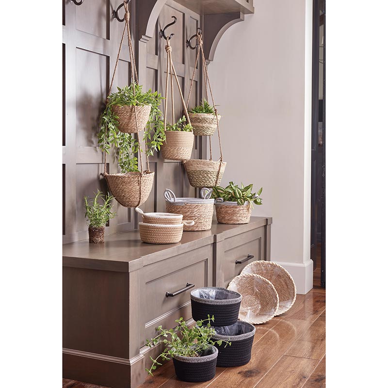 Hanging Seagrass Planter - Bombay Mercantile