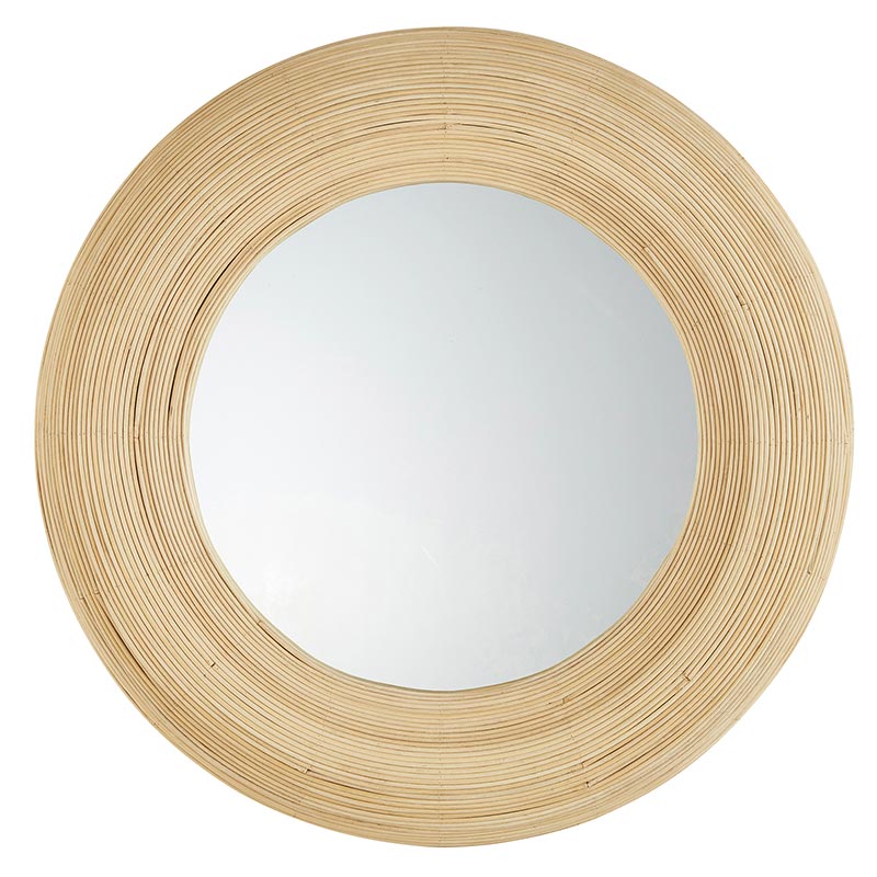 Light Bamboo Mirror - Bombay Mercantile