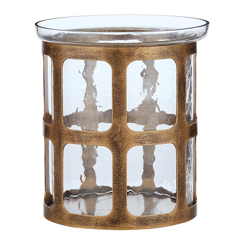 Gold Finish Hurricane - Bombay Mercantile