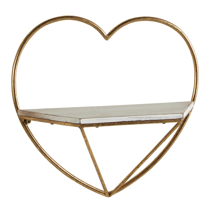 Heart Wall Shelf - Bombay Mercantile
