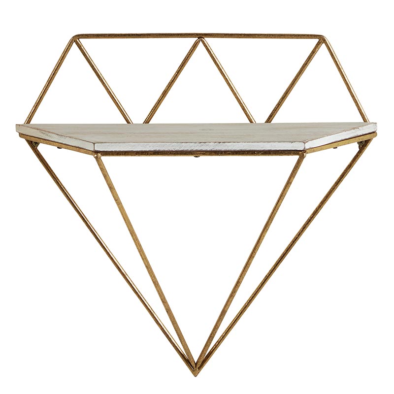 Diamond Wall Shelf - Bombay Mercantile
